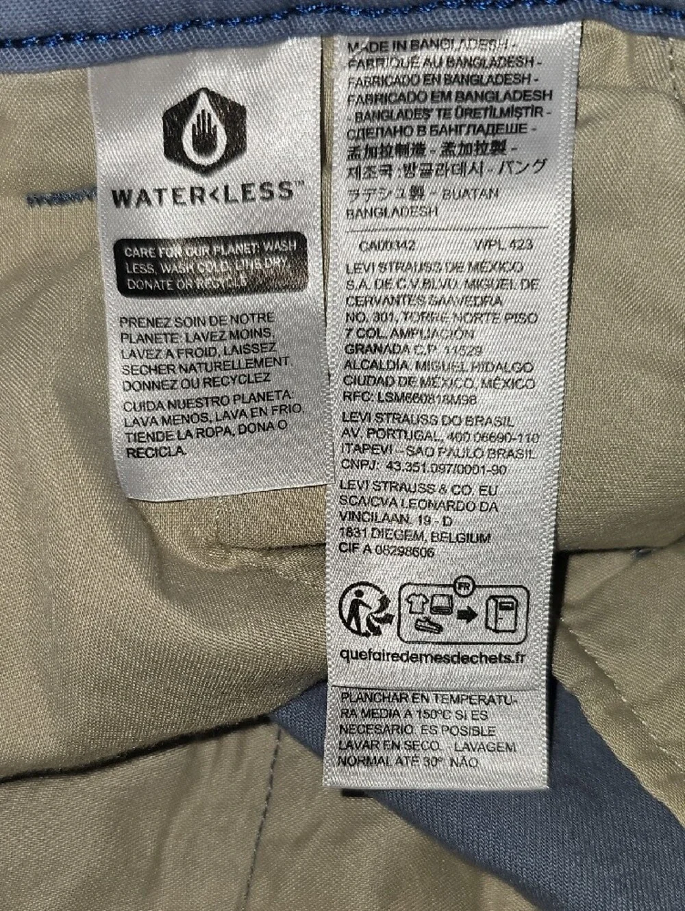 Levi's Men's XX Chino Standard Tapered Pants Size 40 x 38, Blue New